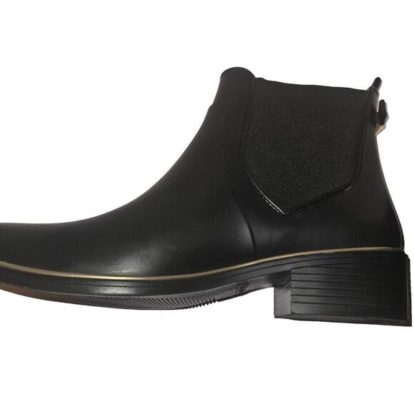 Kate Spade Chelsea Sedgewick Solstice Rain Boots Black US 9 MSRP $150 - Picture 8 of 12